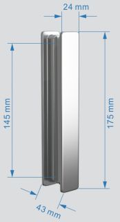 Душевой уголок ABBER Sonnenstrand 110x80см хром AG07110-S80